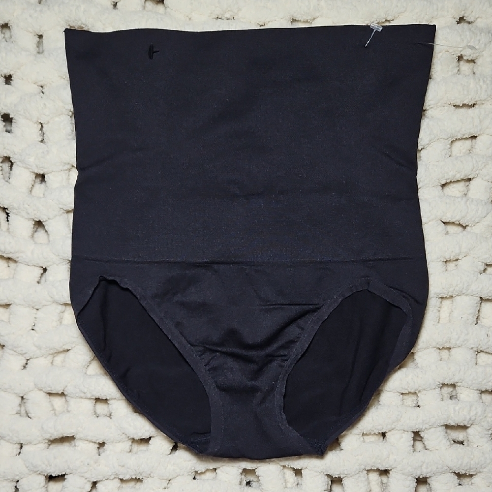 Maidenform Tummy Control High-Waisted Black Bikini Shapewear